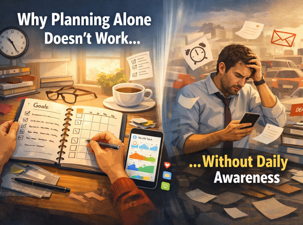 Planning vs. reality in daily balance main