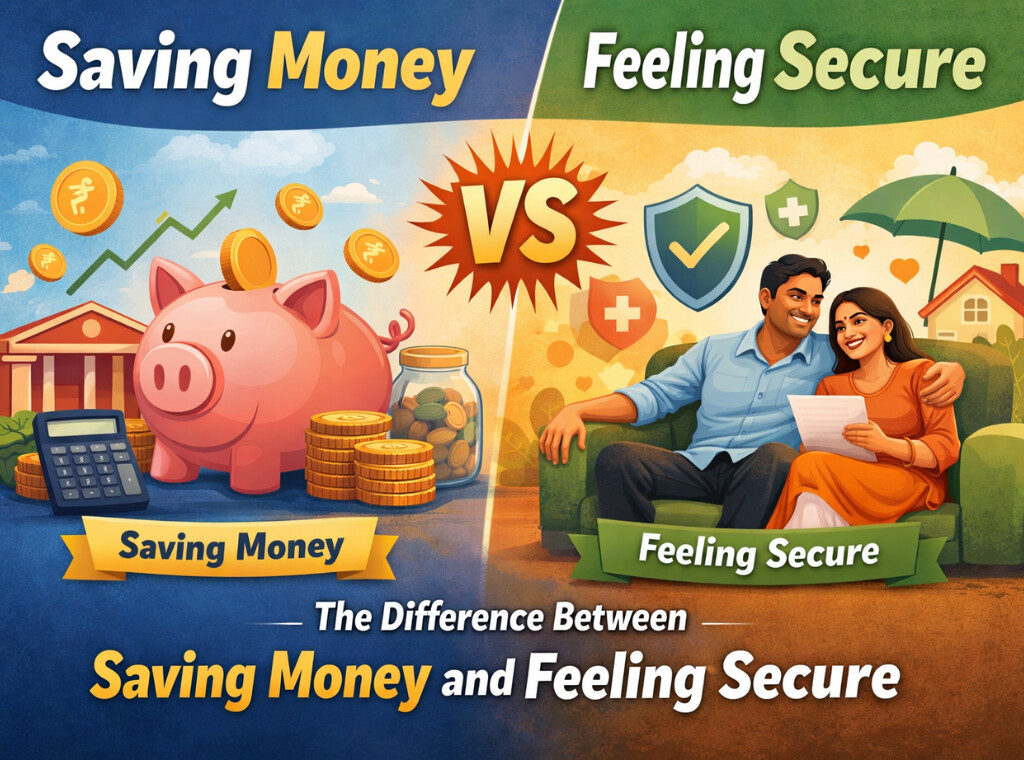 Saving vs feeling secure mian