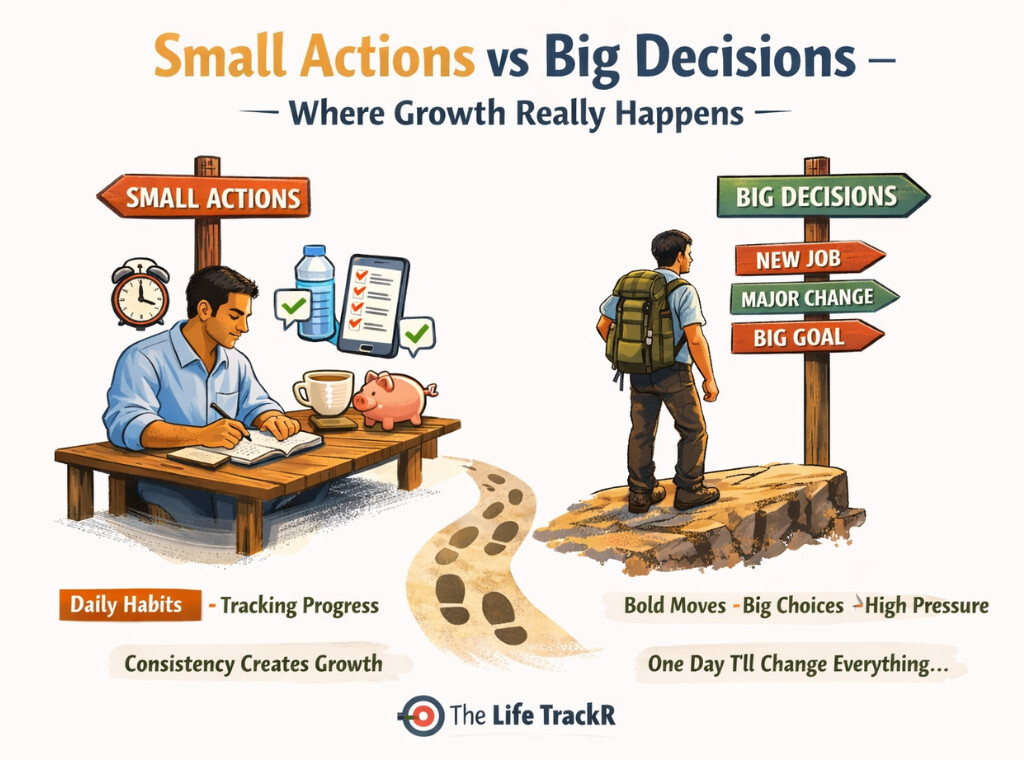 Small actions and big decisions comparison main