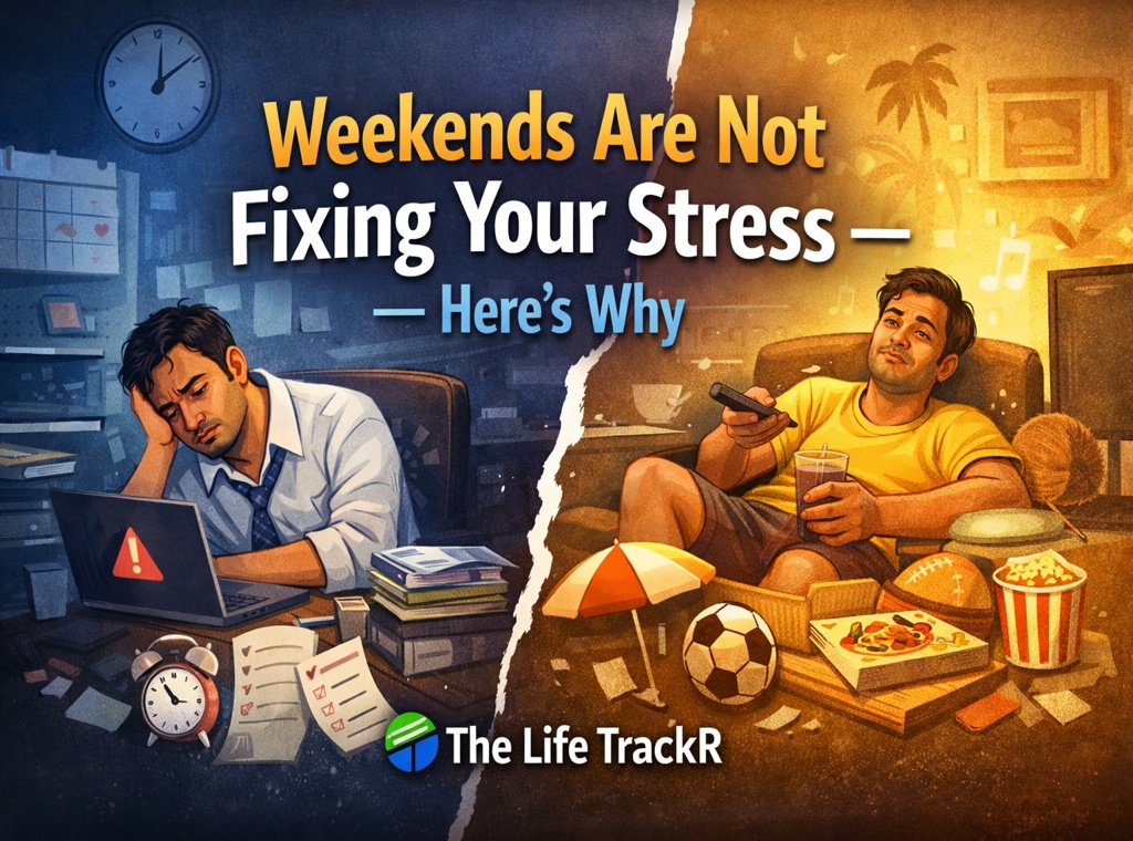 Stress vs. relaxation a weekend divide main