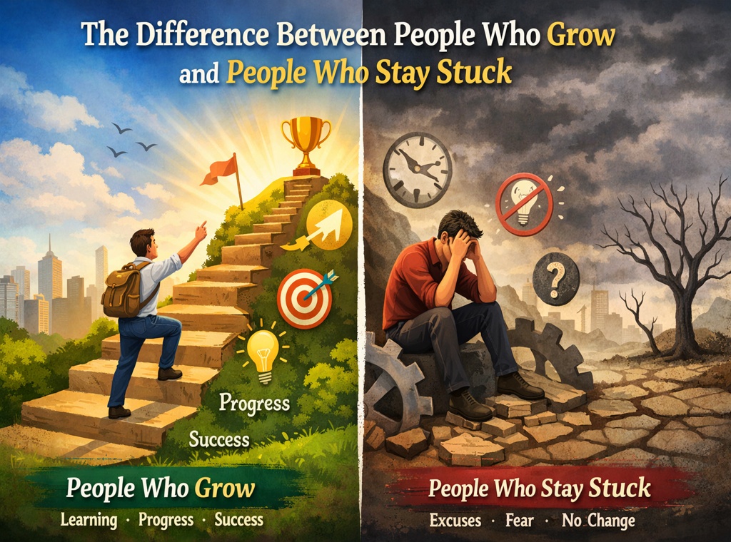 The journey of growth vs. stagnation main