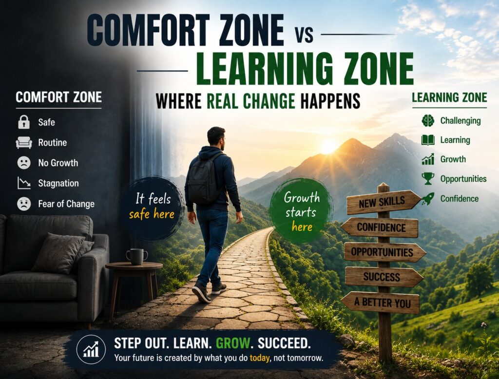 Comfort zone vs learning zone journey main