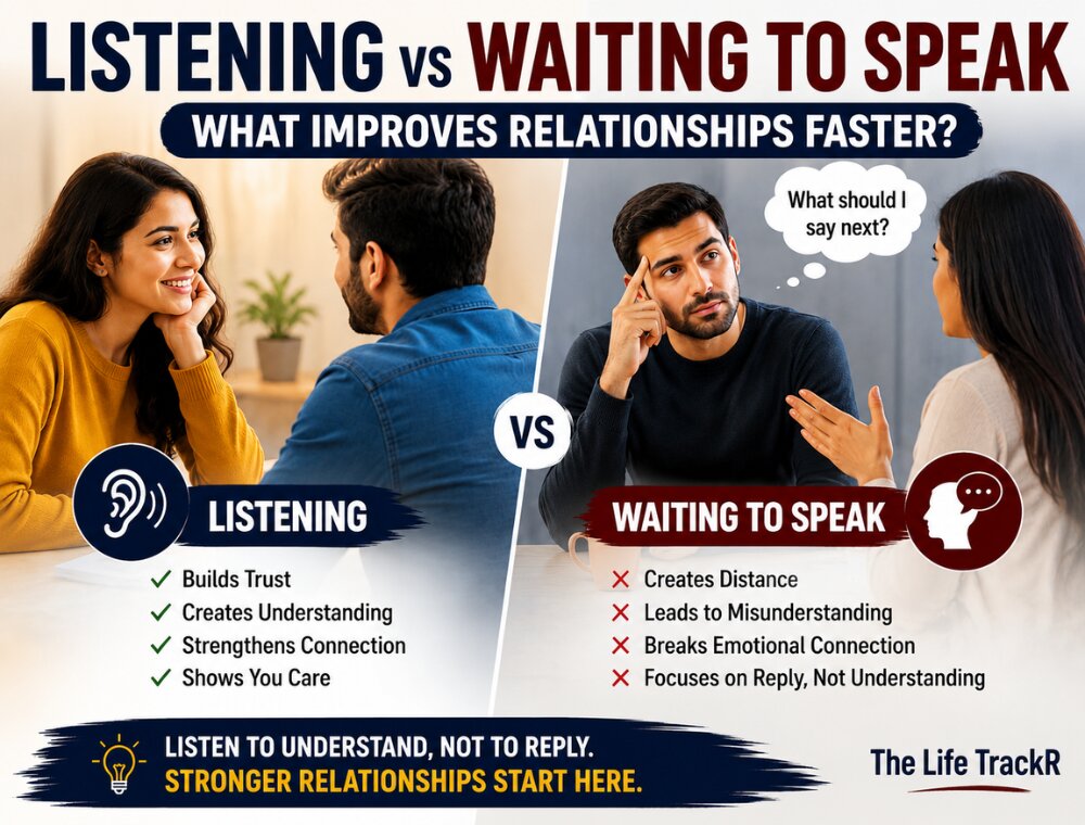 Listening vs waiting to speak Key differences main