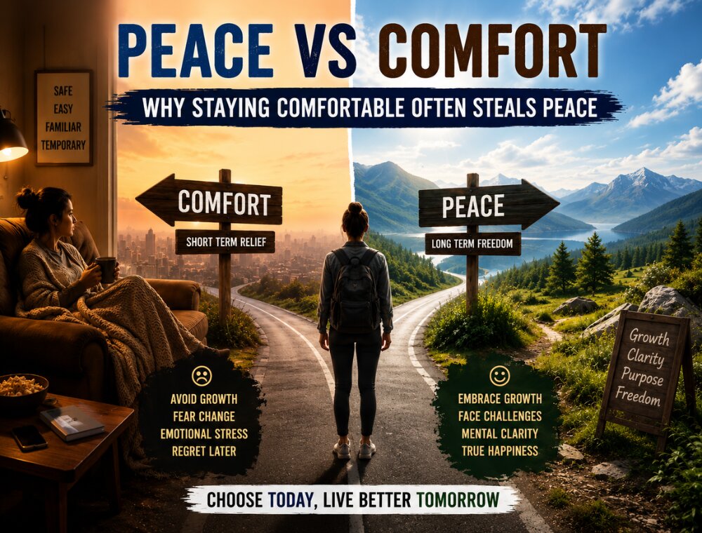 Peace vs comfort choose wisely main