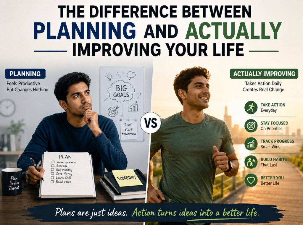 Planning vs improving the journey divided main