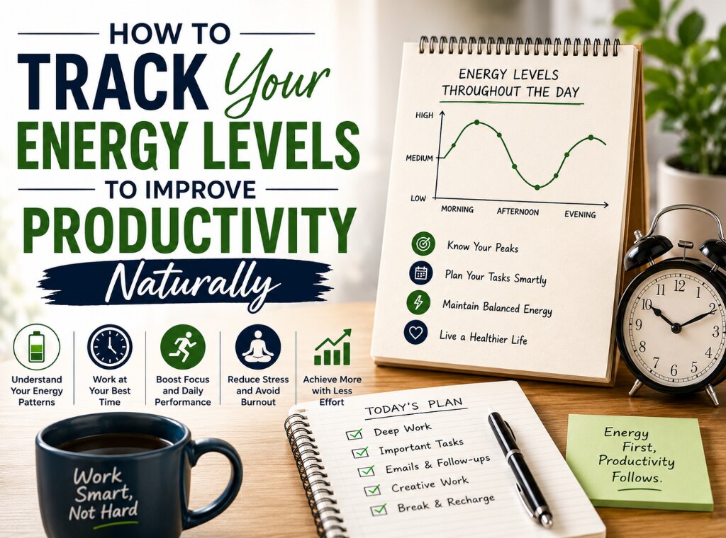 Track energy levels for productivity main