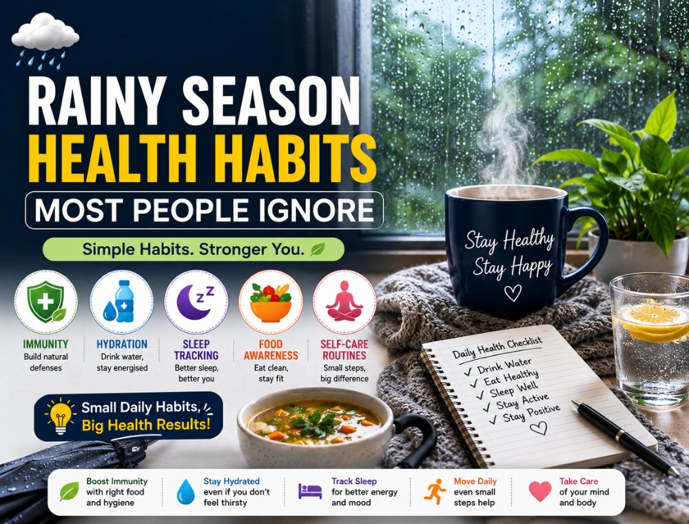 Healthy habits for the rainy season main