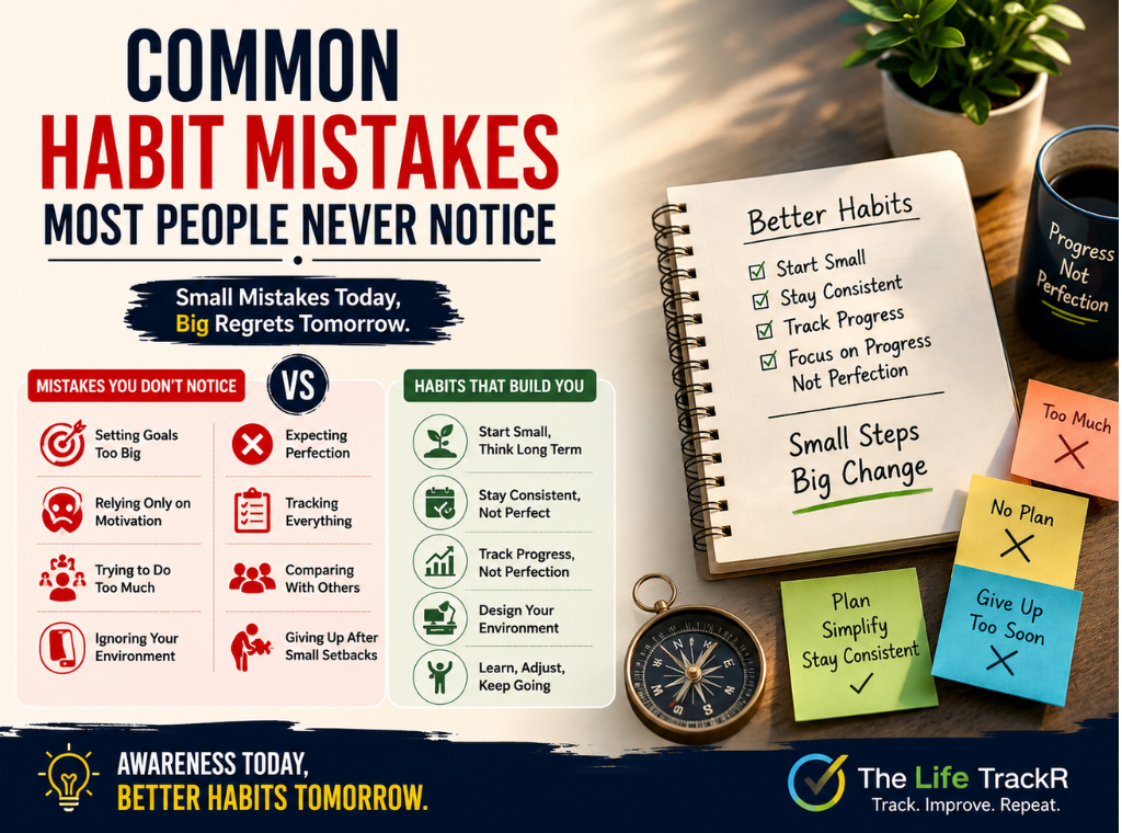Common habit mistakes vs habits that build you main