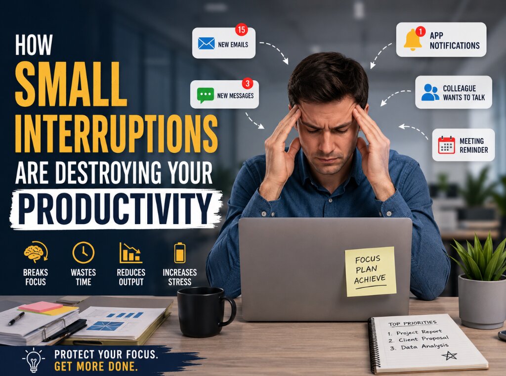 Managing distractions at work main