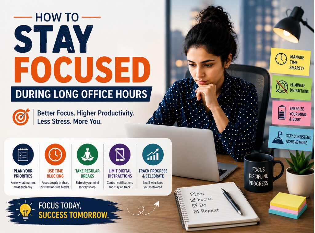 Stay focused during long office hours main