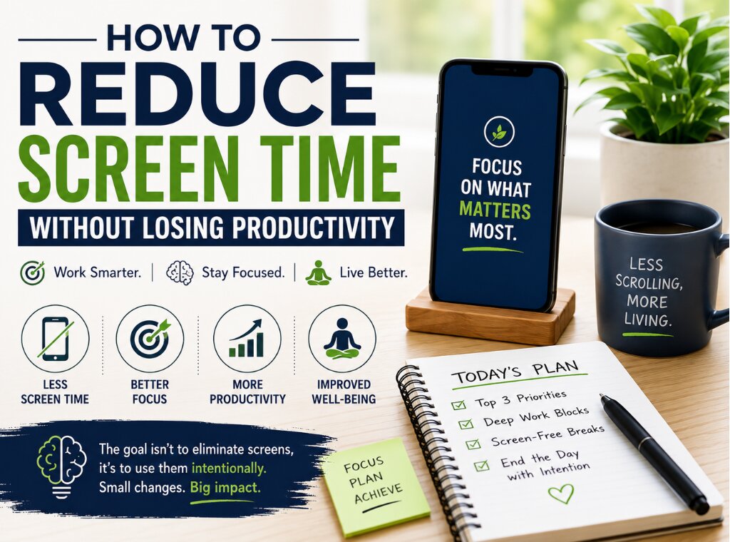 Reduce screen time, enhance productivity main