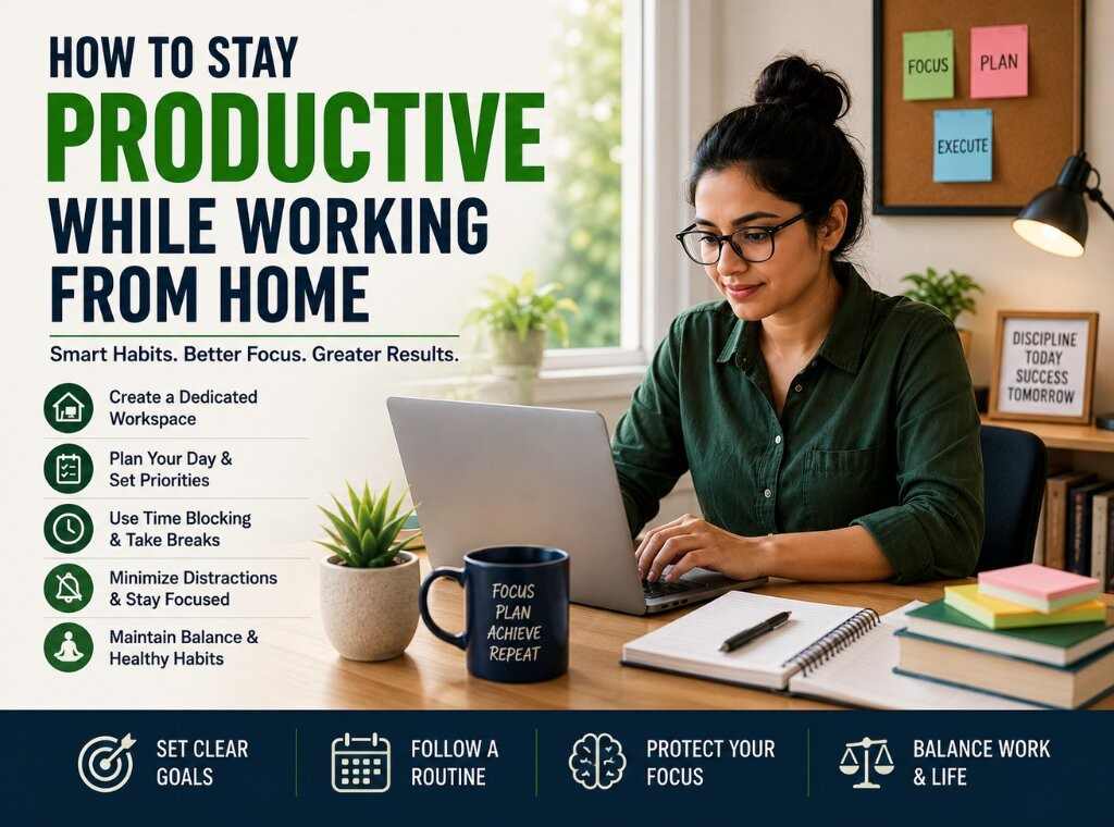 Stay productive while working from home main