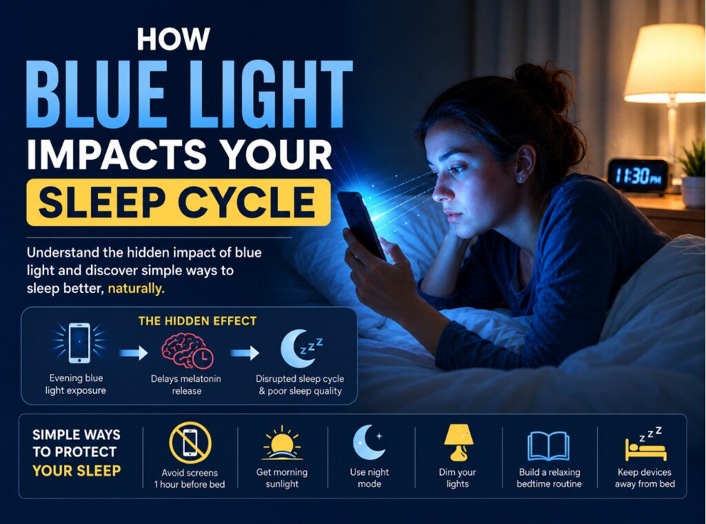 Blue light and its impact on sleep main