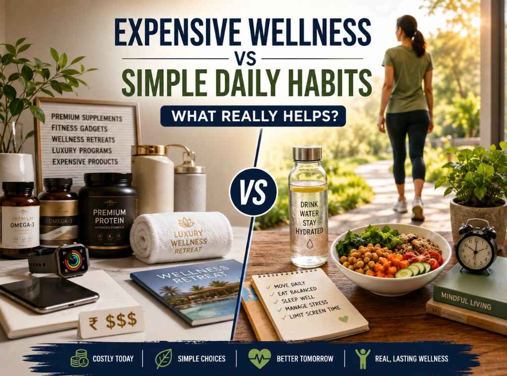Expensive Wellness vs Simple Habits main